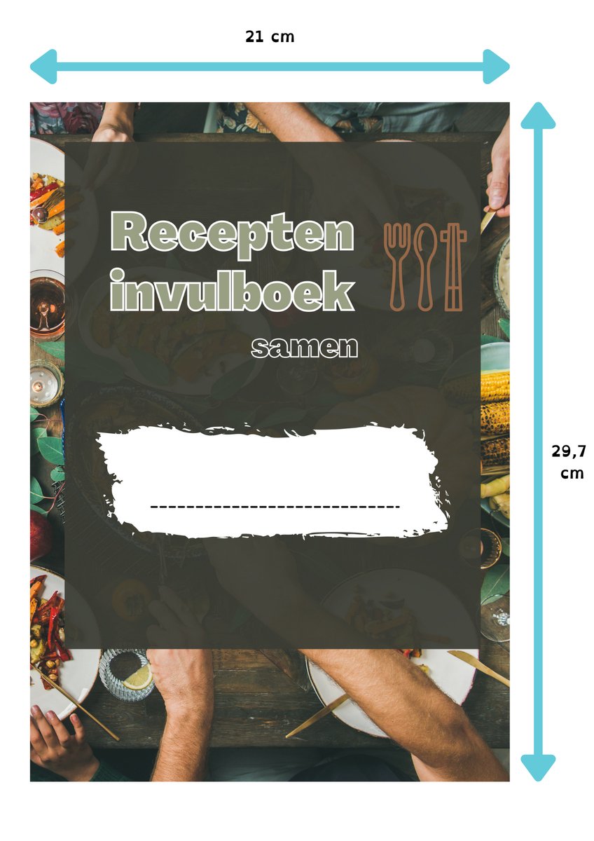 Recepten invulboek Samen