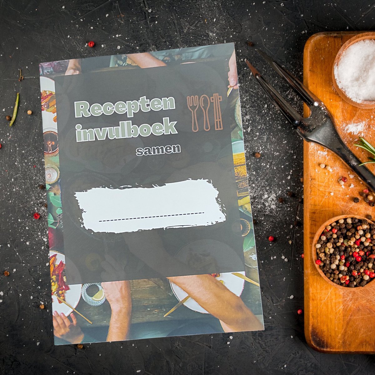 Recepten invulboek Samen