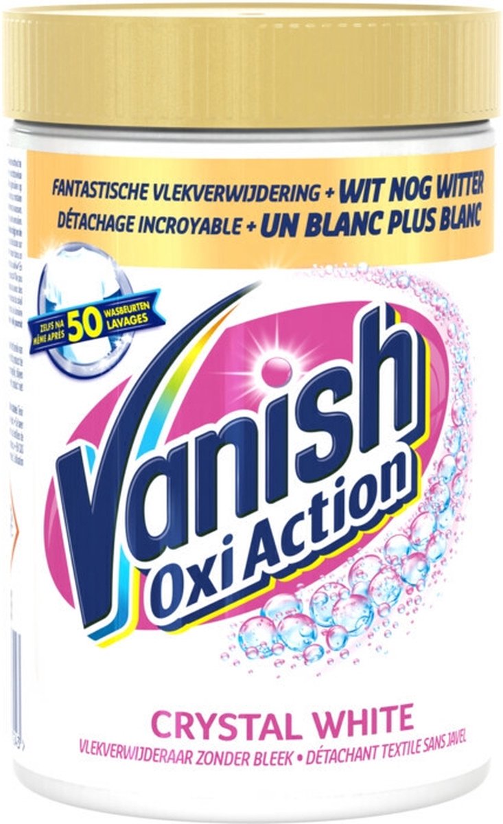Vanish Oxi Action Crystal White Poeder - 600 gr