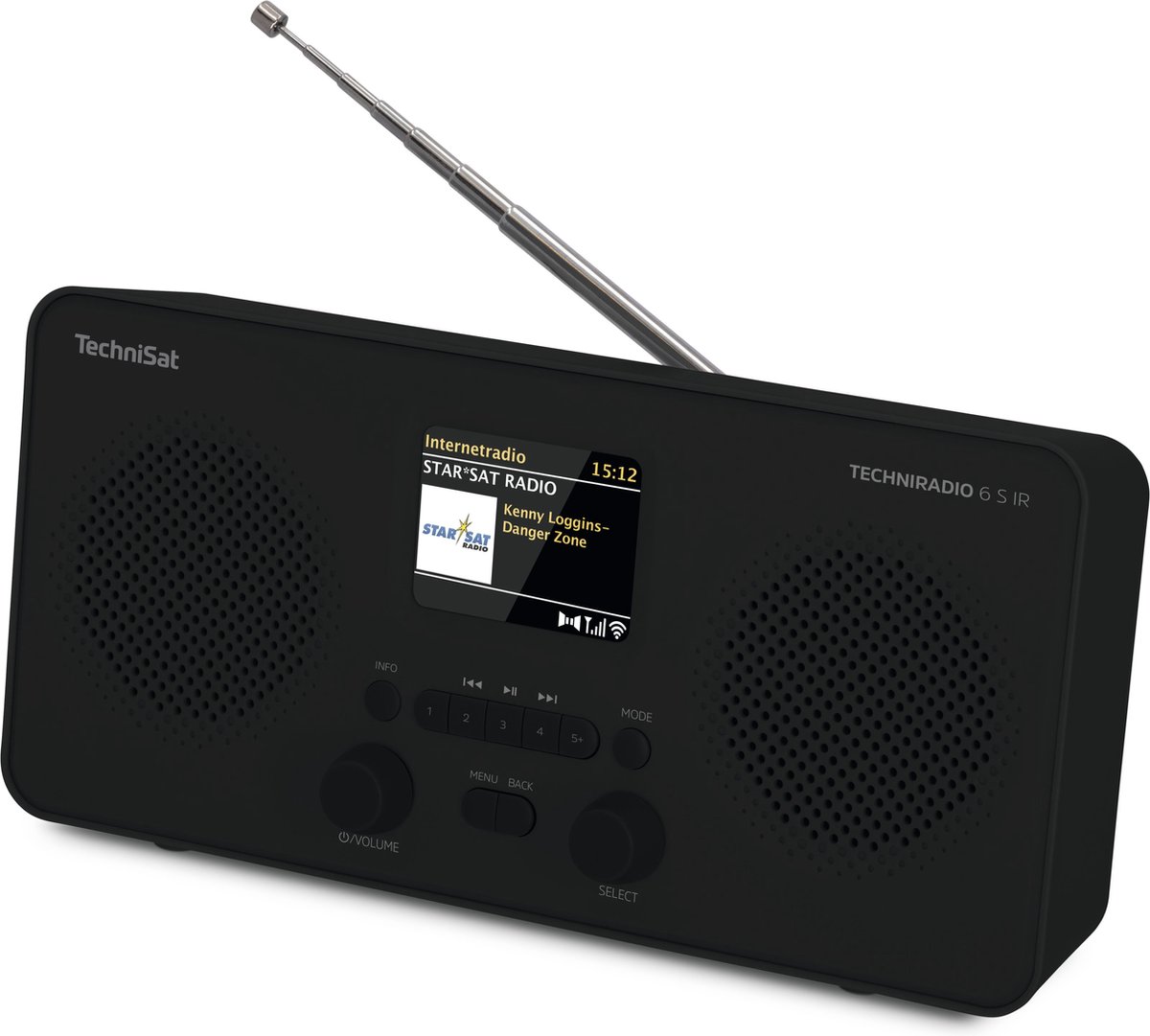 TechniSat Techniradio 6 S Ir - Dab+ En Internetradio - - Zwart