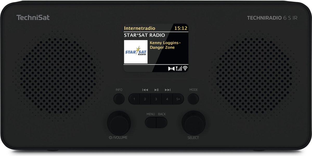 TechniSat Techniradio 6 S Ir - Dab+ En Internetradio - - Zwart