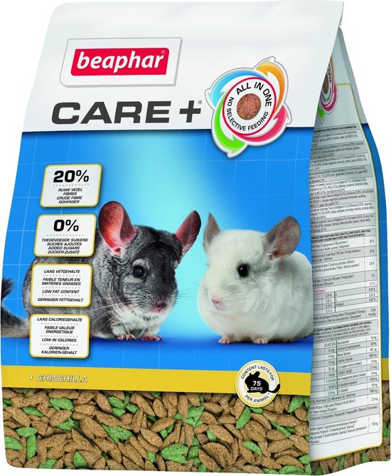 Beaphar Care Plus Chinchilla - Chinchillavoer - 1.5 kg