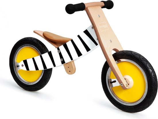 Scratch Move-it Loopfiets Loopfiets Met 2 Wielen Junior Blank/zwart