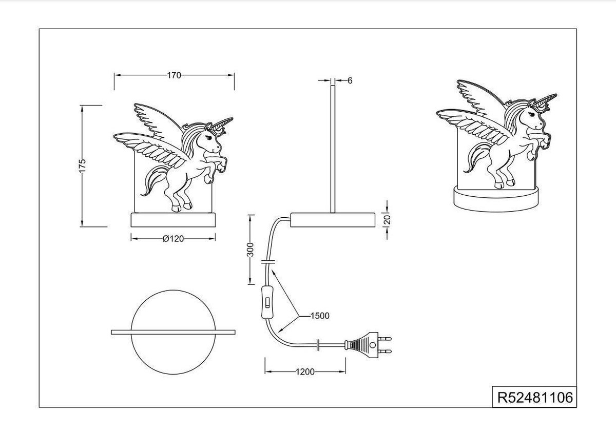 Reality Karo Tafellamp Chroom