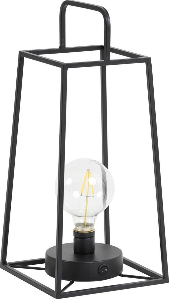 Light & Living Fauve Tafellamp - Zwart