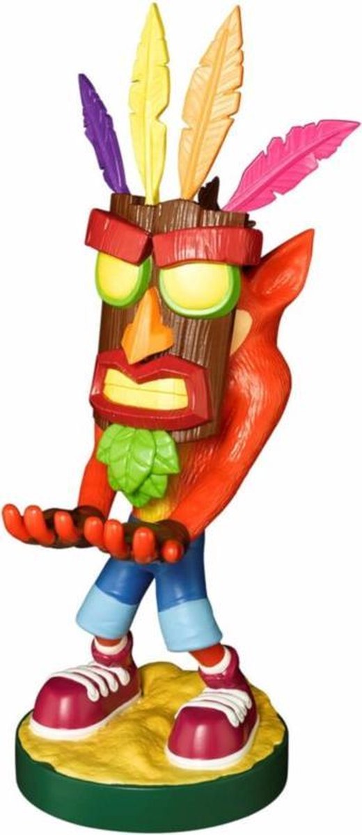 Exquisite Gaming Beeldje Ondersteuning Manette Crash Bandicoot Aku Aku