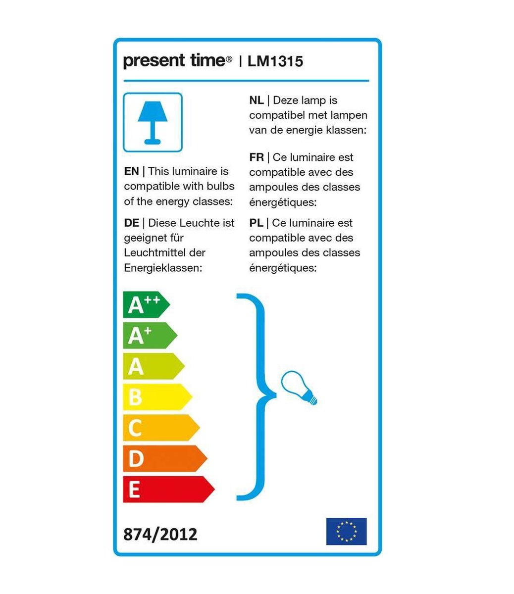 Leitmotiv Lax Tafellamp - Bruin