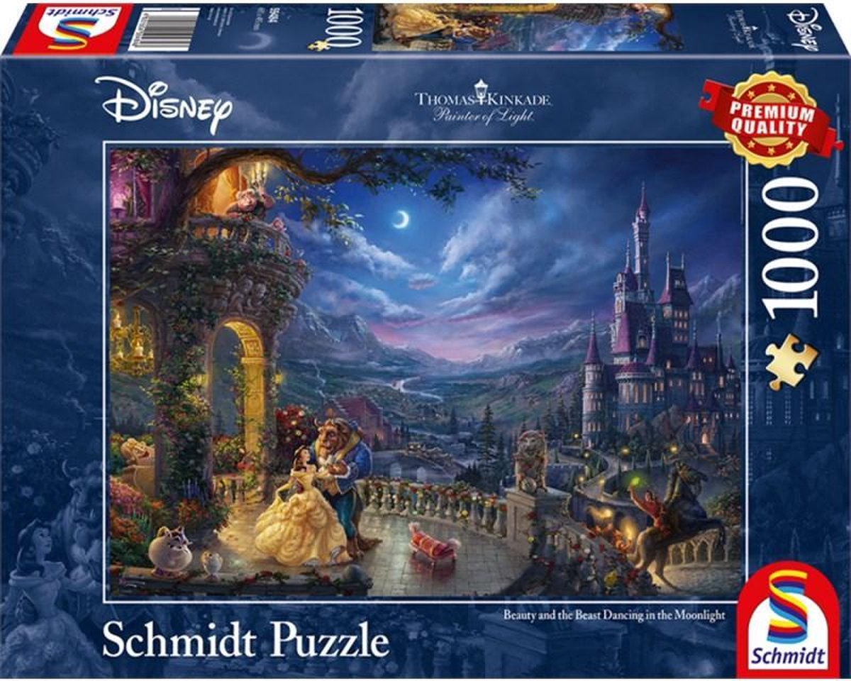 Disney Belle En Het Beest Legpuzzel - 1000 Stukjes