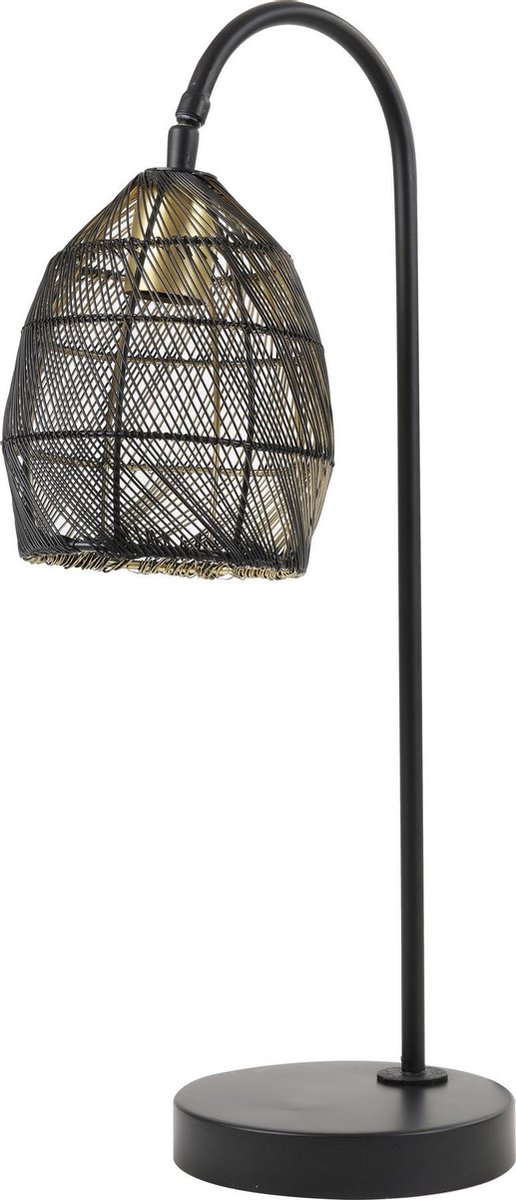 Light & Living Meya Tafellamp Draadlamp - Zwart