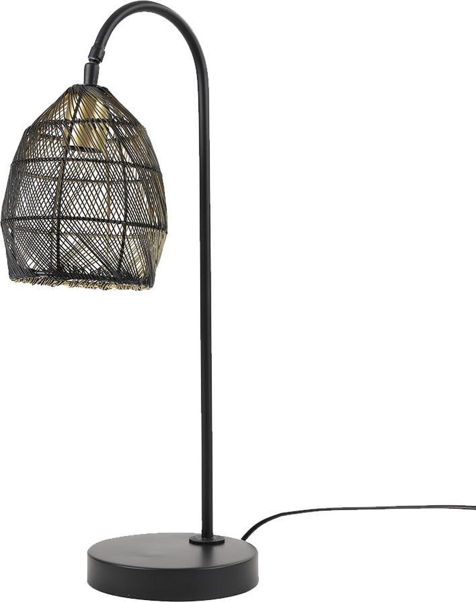 Light & Living Meya Tafellamp Draadlamp - Zwart