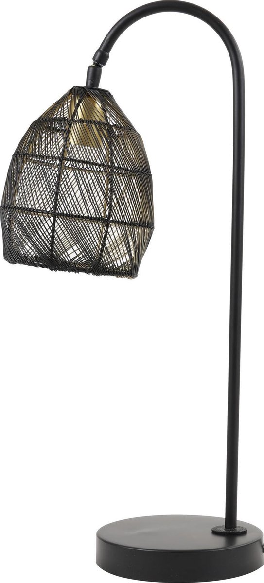 Light & Living Meya Tafellamp Draadlamp - Zwart