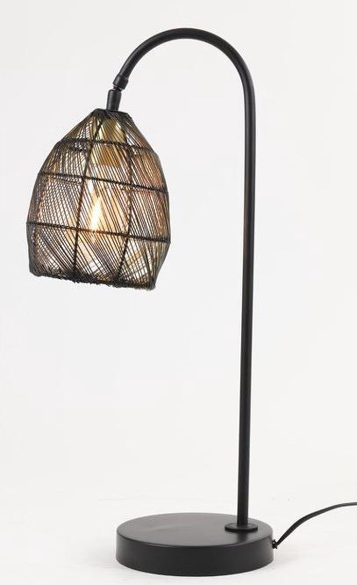 Light & Living Meya Tafellamp Draadlamp - Zwart