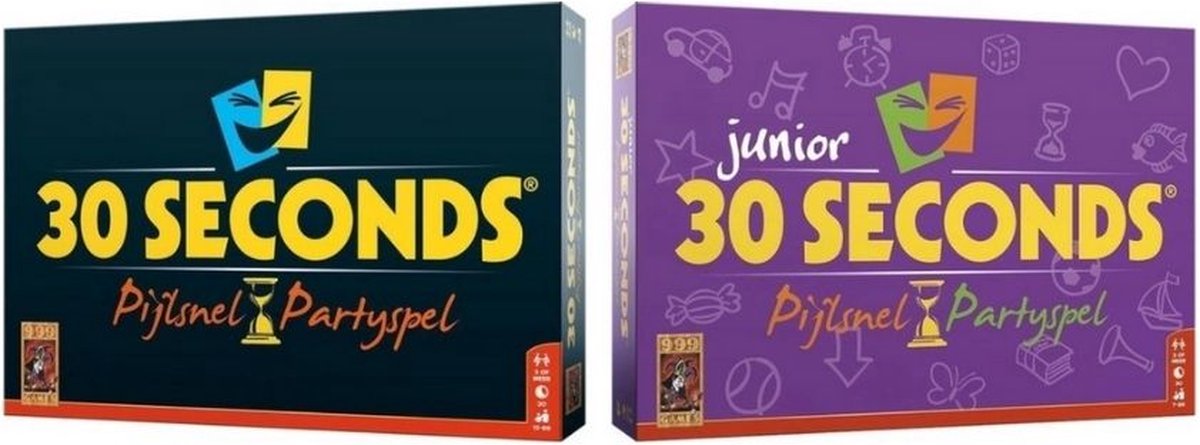 999Games Spellenbundel - 2 Stuks - 30 Seconds & 30 Seconds Junior