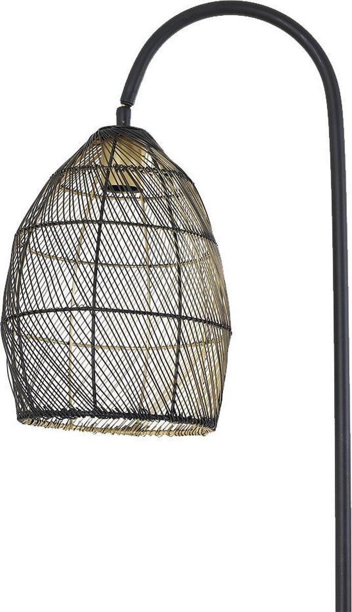 Light & Living Meya Vloerlamp Draadlamp - Zwart