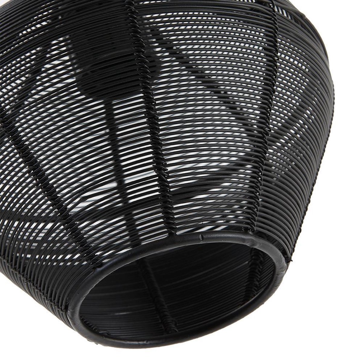 Light & Living Alvaro Tafellamp Draad Kap - Zwart