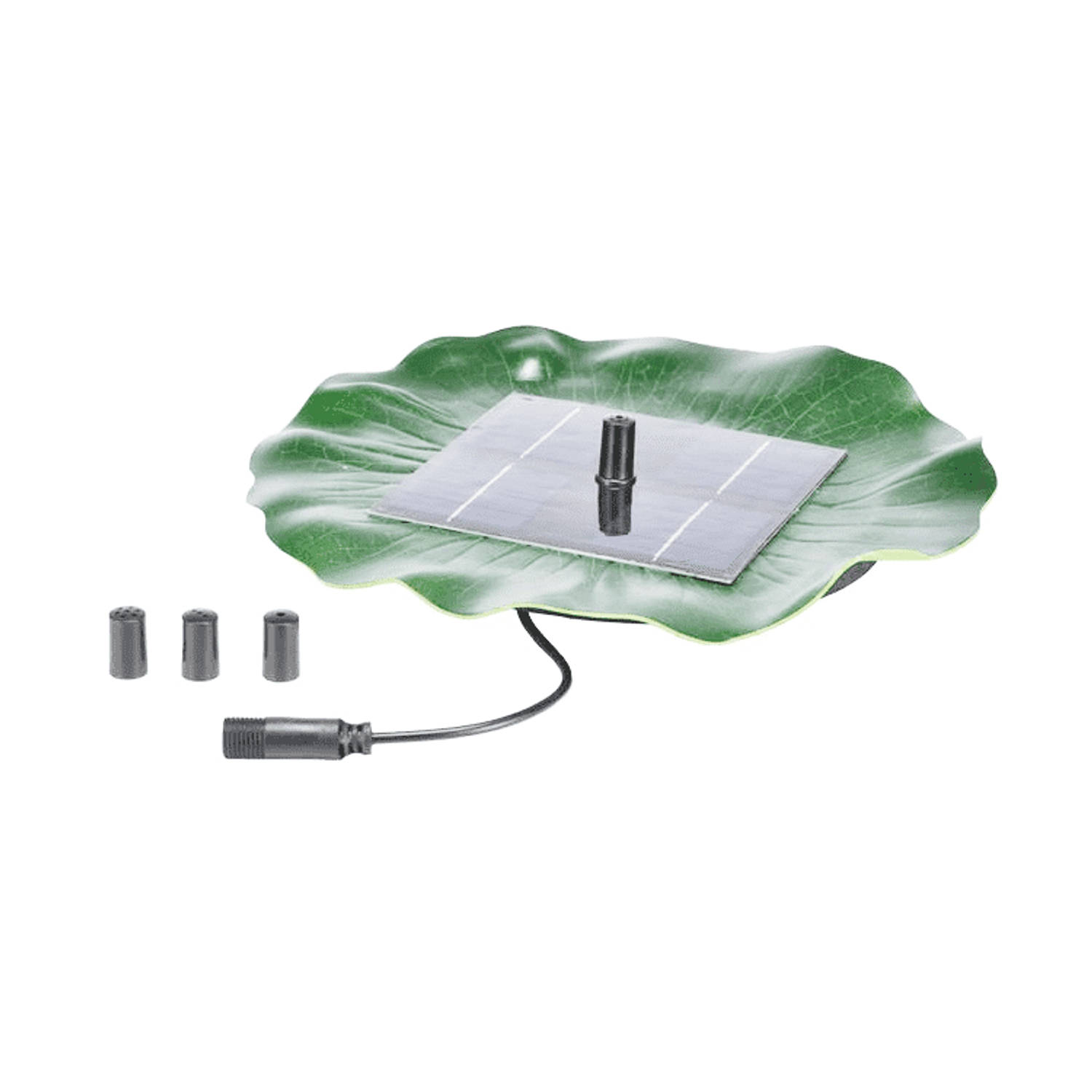 Hi Solar Drijvend Lotusblad - Fonteinpomp - - Groen