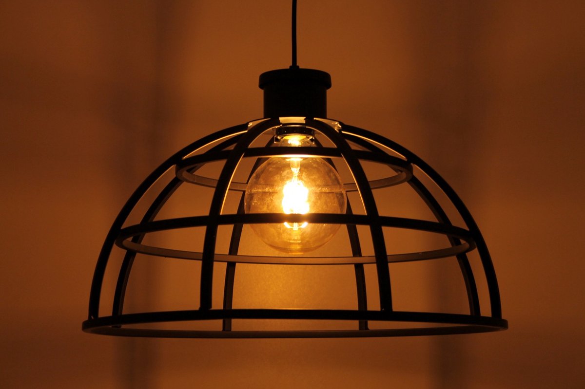 Light & Living Irini Hanglamp - Zwart