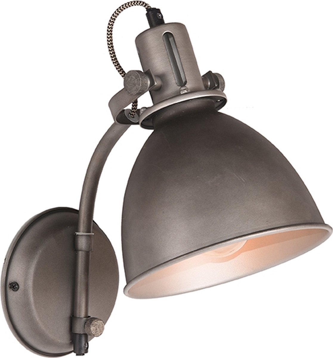 LABEL51 Wandlamp Spot - Burned Steel - Metaal - Grijs