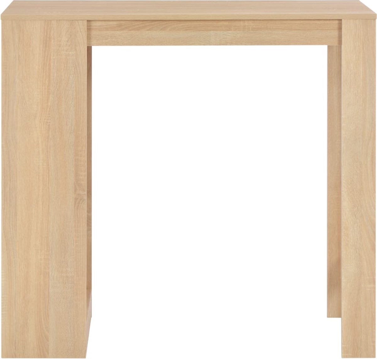 Vidaxl Bartafel Met Schap 110x50x103 Cm Eikenkleurig - Bruin