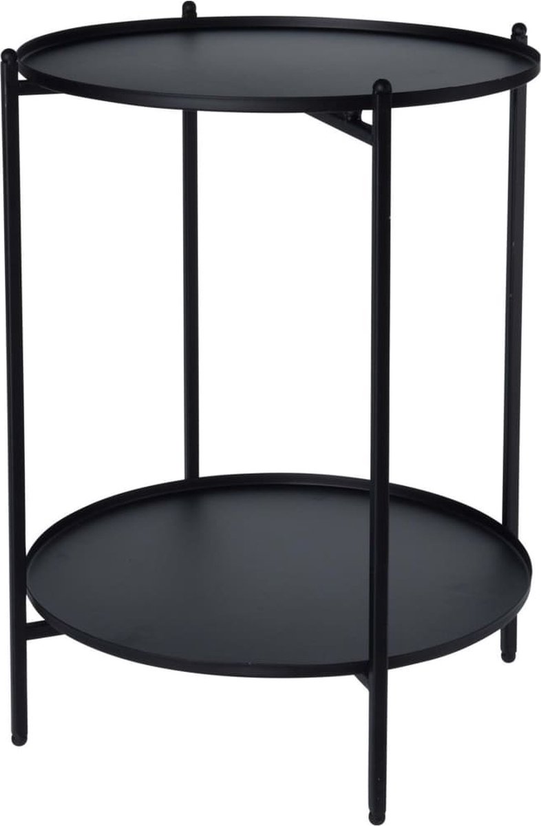 Ambiance Bijzettafel 50,5 Cm Metaal - Zwart