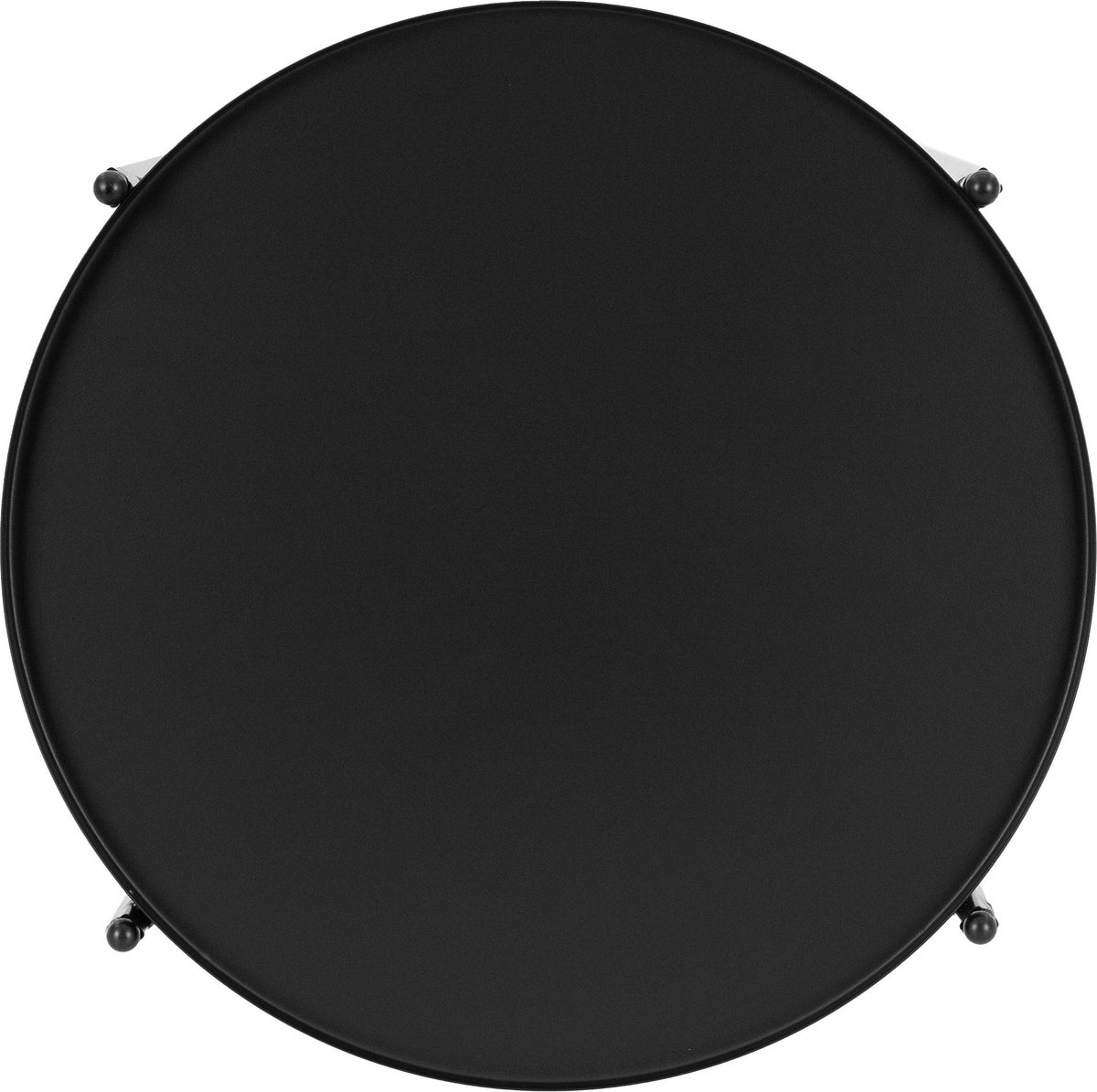 Ambiance Bijzettafel 50,5 Cm Metaal - Zwart