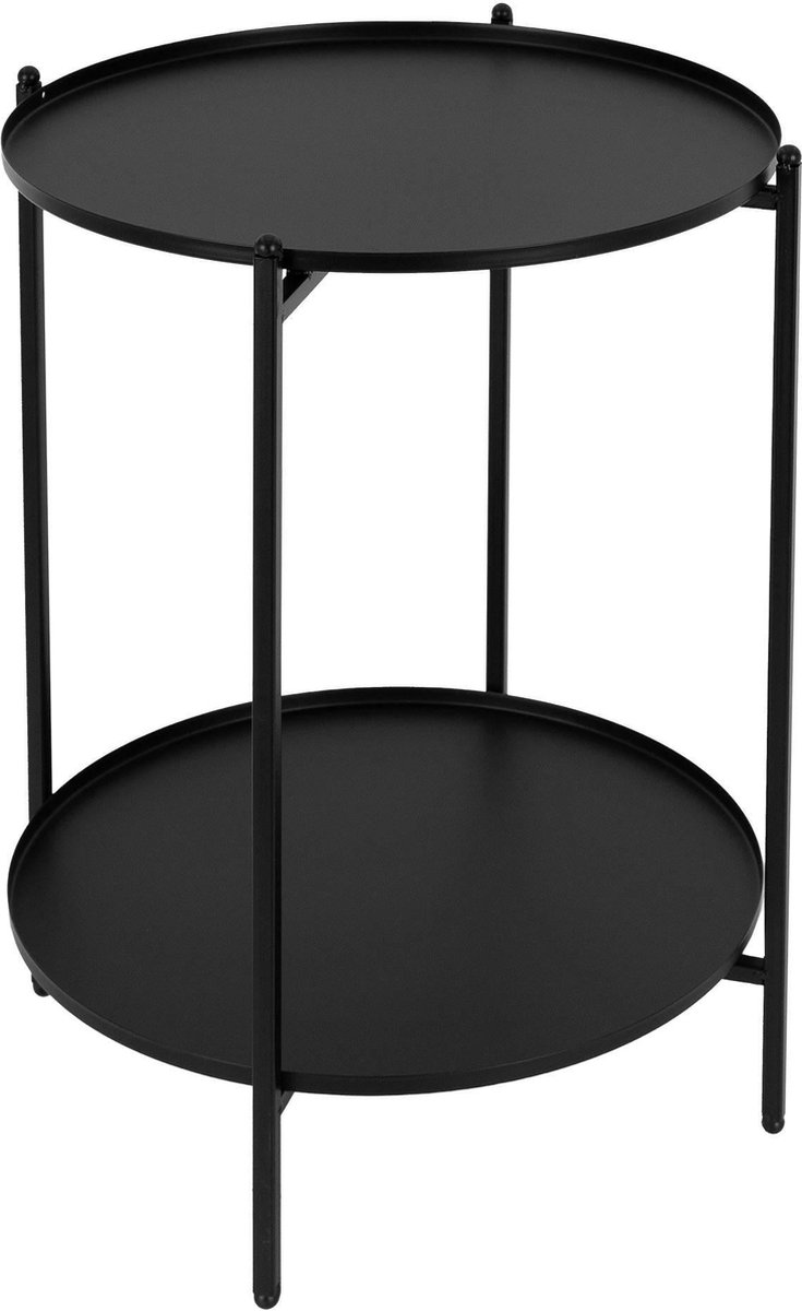 Ambiance Bijzettafel 50,5 Cm Metaal - Negro