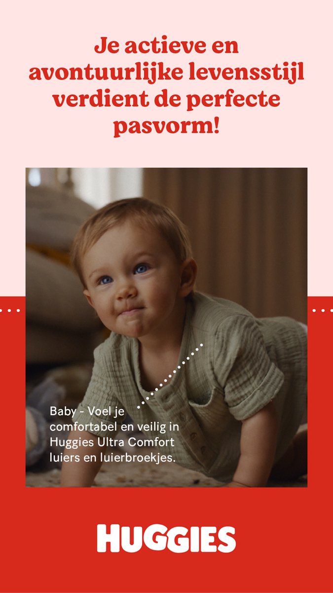 Huggies Ultra Comfort - Unisex Babyluiers X150 Maat 4 - 1 Maandverpakking