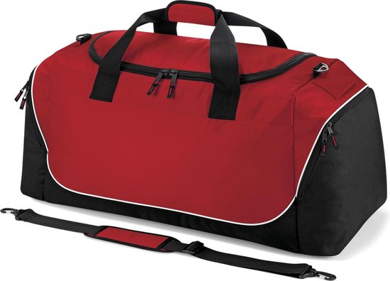 Quadra Jumbo Sporttas-reistas Classic Red-black-white - Rood