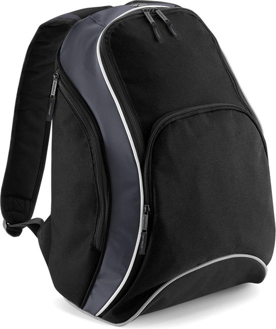 Bagbase Teamwear Rugzak Black/graphite Grey/white 21 Liter - Grijs