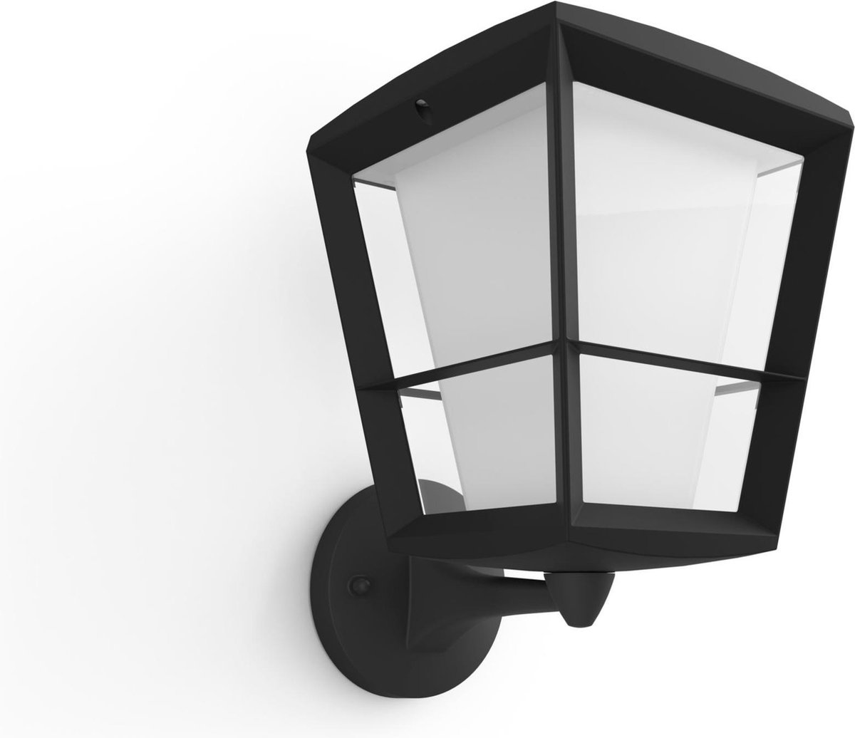 Philips Hue Econic buitenwandlamp klassiek staand - Zwart