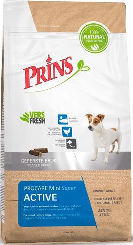 Prins Procare Super Active Mini - Hondenvoer - 3 kg