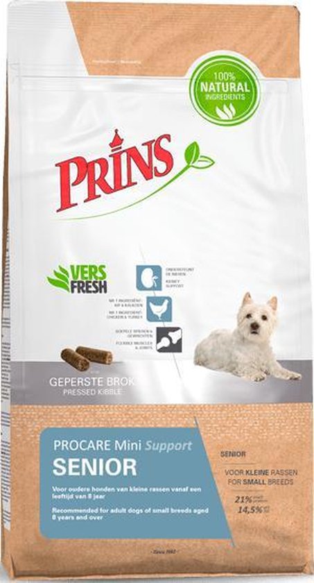 Prins Procare Senior Mini - Hondenvoer - 3 kg