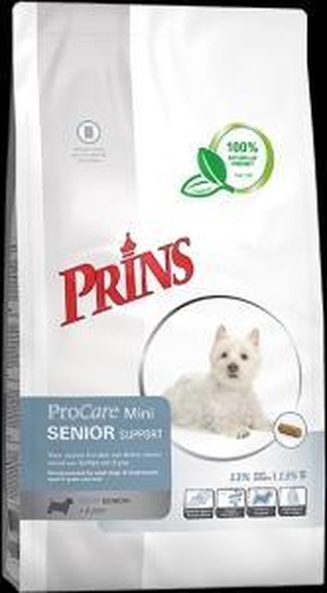 Prins Procare Senior Mini - Hondenvoer - 3 kg