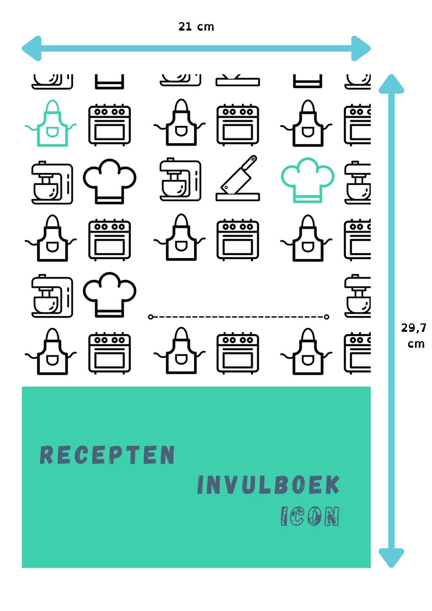 Recepten invulboek Icon