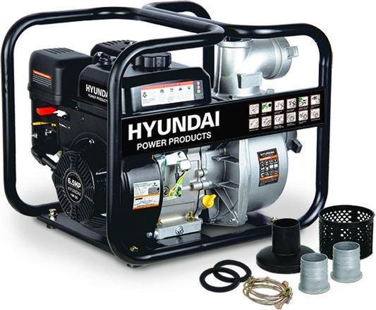 Hyundai Schoonwaterpomp 196cc - 6Pk - 57643 - Zwart