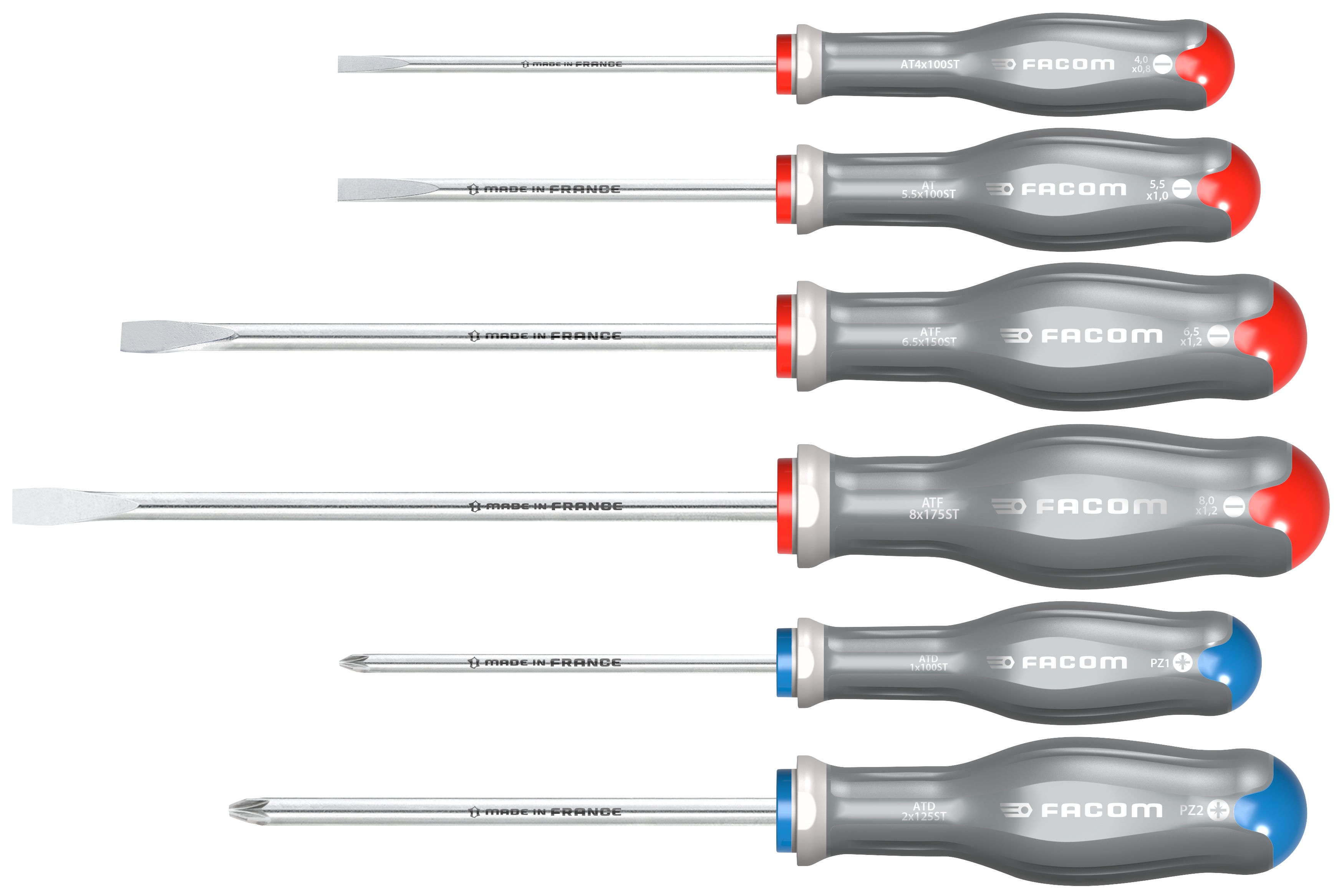 Facom Set Van 6 Schroevendraaiers Protwist Geïsoleerd 1000V - ATD.J8VE