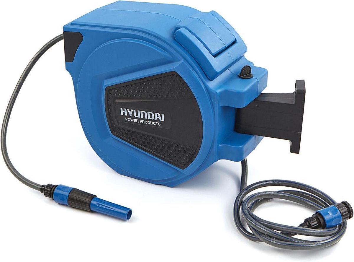 Hyundai Wandslangenbox 20M X 8Mm - 58600 - Blauw