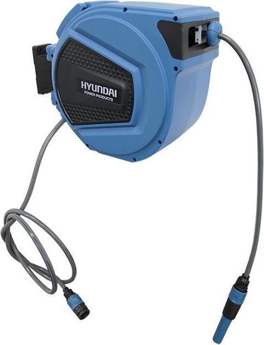 Hyundai Wandslangenbox 20M X 8Mm - 58600 - Blauw
