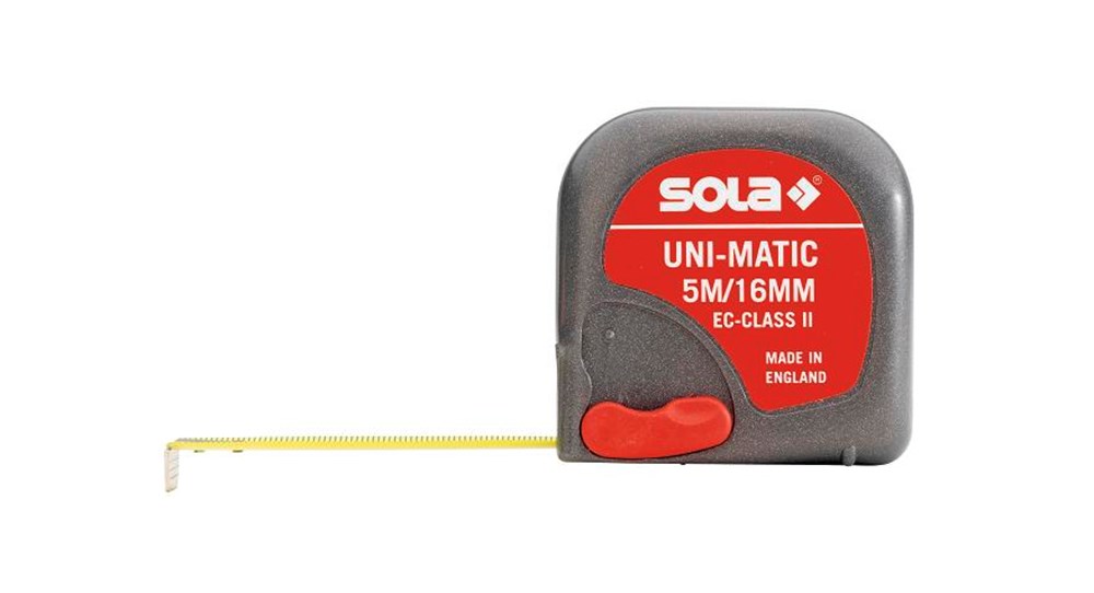 Sola Rolbandmaat 5mtr Uni-Matic, EG-Klasse 2 SB - 50012601