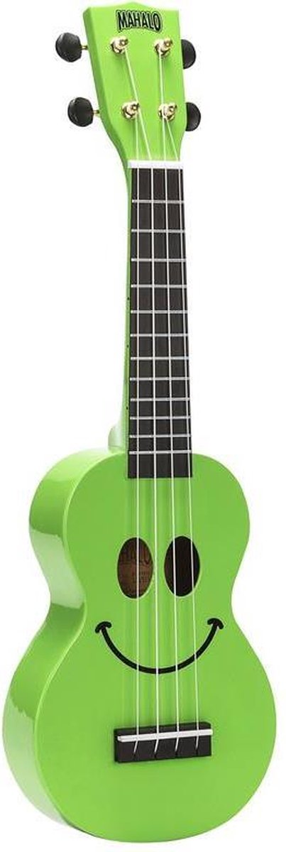 Mahalo USMILE/GN Smiley sopraan-ukelele groen