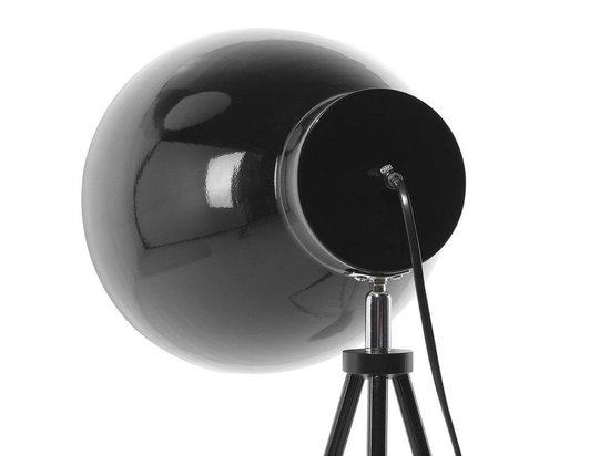 Beliani Tamega Staande Lamp Metaal 64 X 64 Cm - Zwart