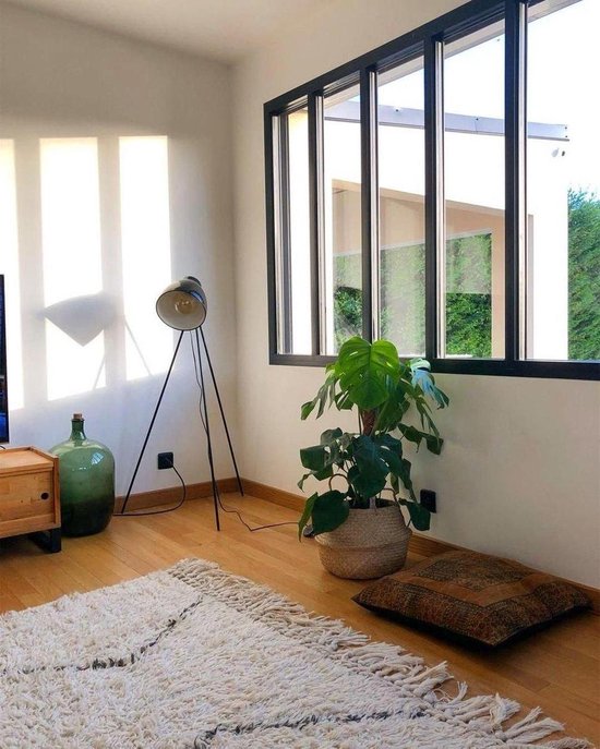 Beliani Tamega Staande Lamp Metaal 64 X 64 Cm - Zwart