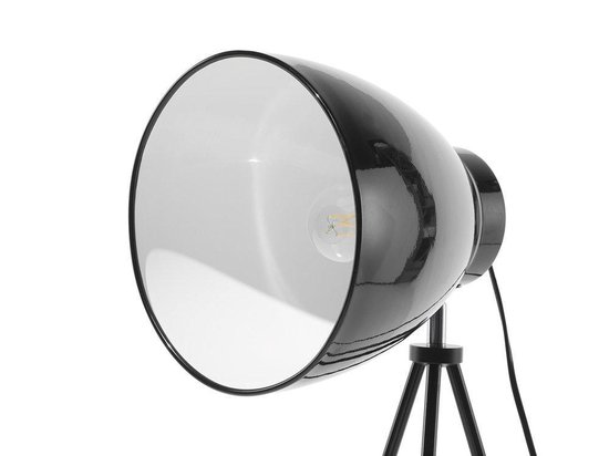 Beliani Tamega Staande Lamp Metaal 64 X 64 Cm - Zwart