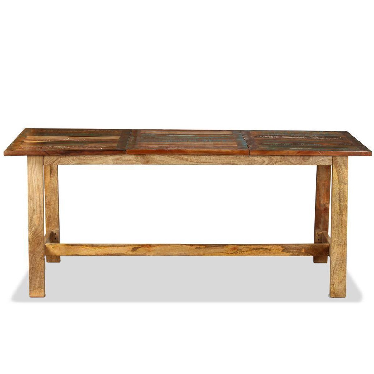 Vidaxl Eettafel 180 Cm Massief Gerecycled Hout - Bruin