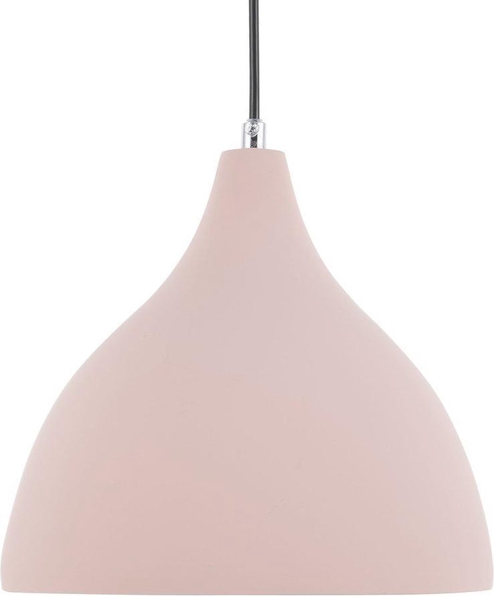 Beliani Lambro Hanglamp Gips 23 X 10 Cm - Roze