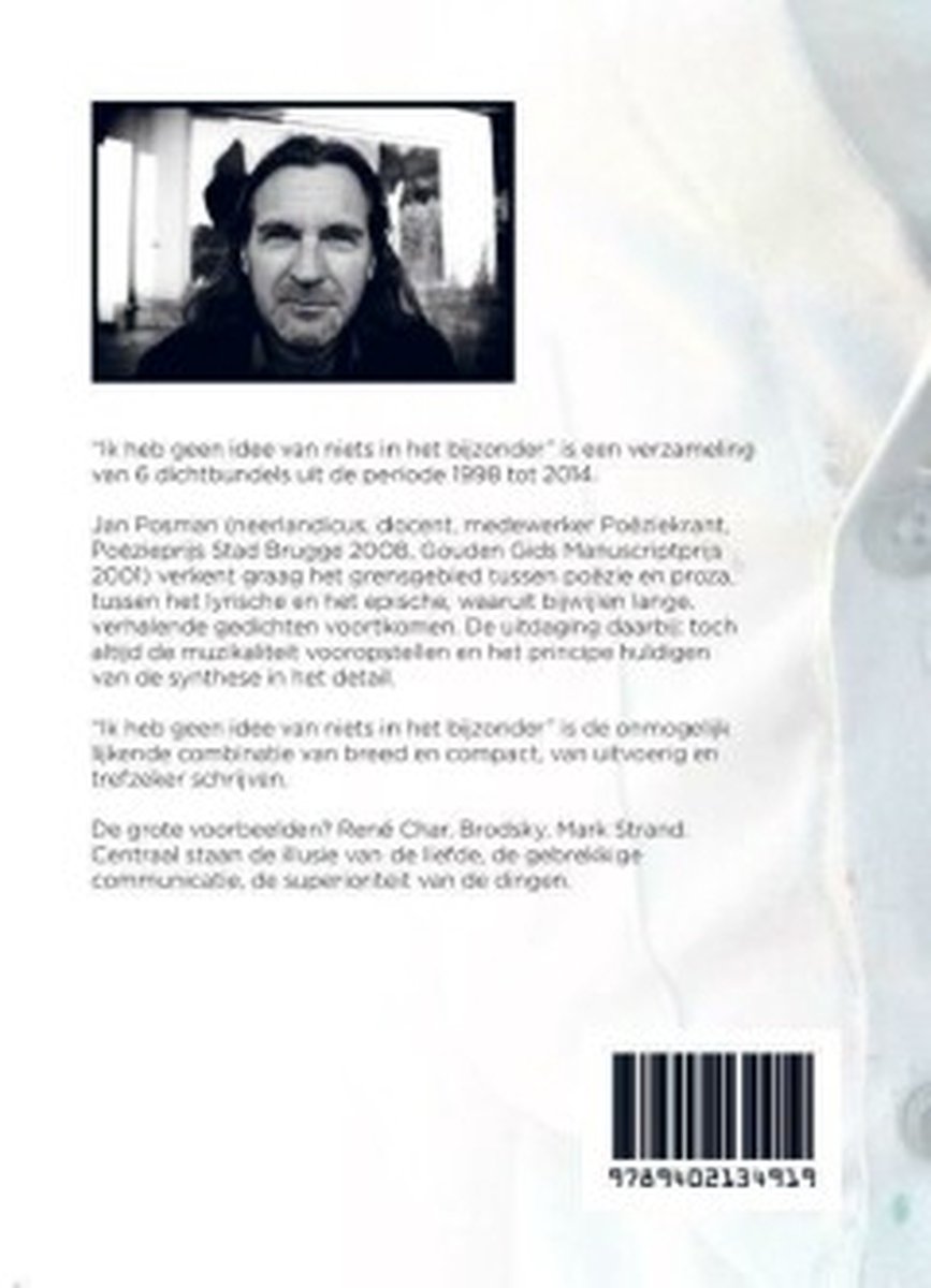 Ik heb geen idee van niets in het bijzonder