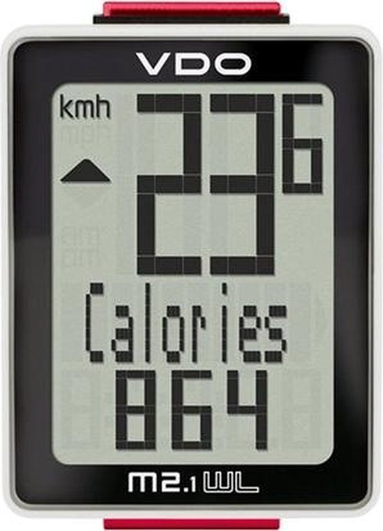 VDO Fietscomputer M2.1 Wl Analoog 10 Functies - Zwart