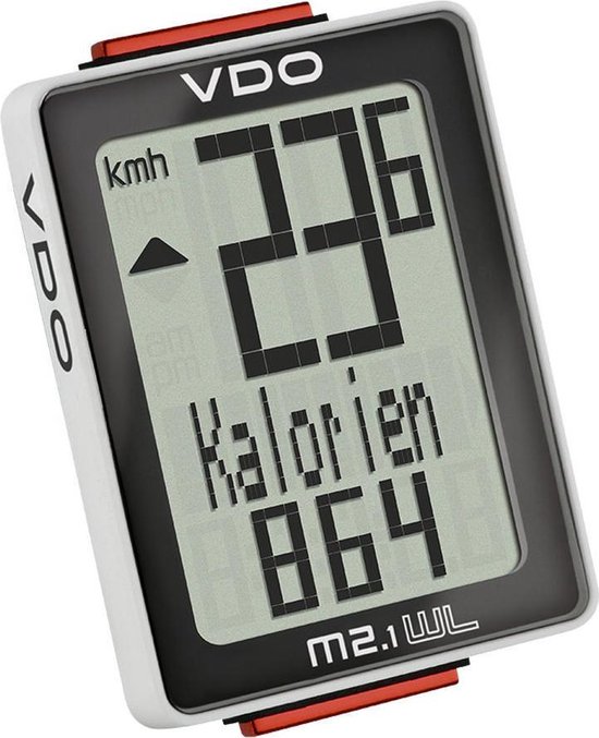 VDO Fietscomputer M2.1 Wl Analoog 10 Functies - Zwart