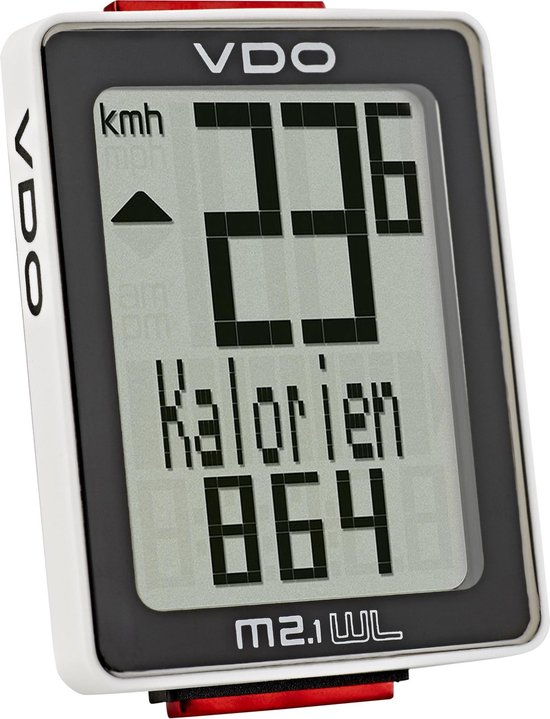 VDO Fietscomputer M2.1 Wl Analoog 10 Functies - Zwart