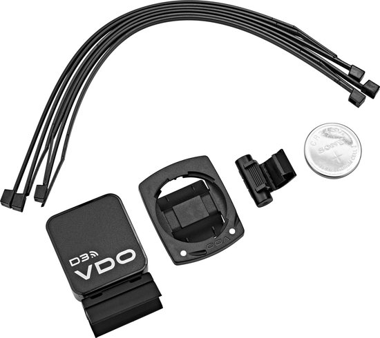 VDO Fietscomputer M2.1 Wl Analoog 10 Functies - Zwart